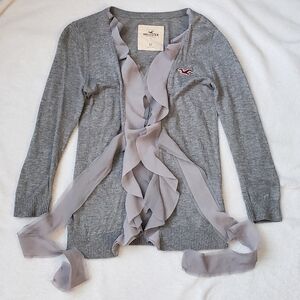 Hollister Grey Cardigan XS